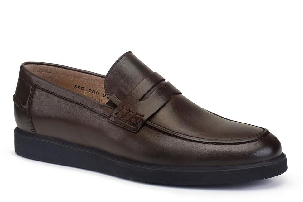 Kahverengi Bağcıksız Erkek Günlük Ayakkabı