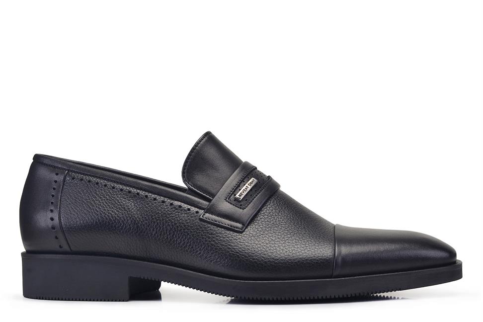 Siyah Bağcıksız Termo Erkek Ayakkabı