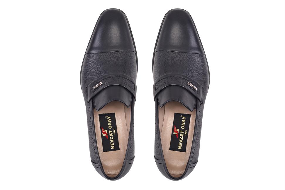 Siyah Bağcıksız Termo Erkek Ayakkabı