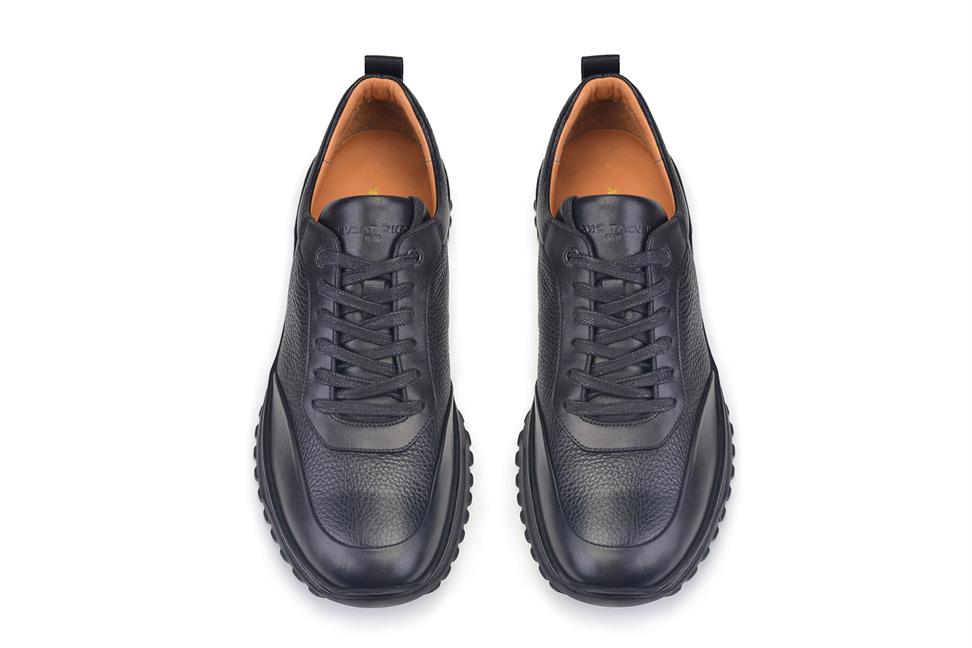 Siyah Bağcıklı Günlük Erkek Ayakkabı