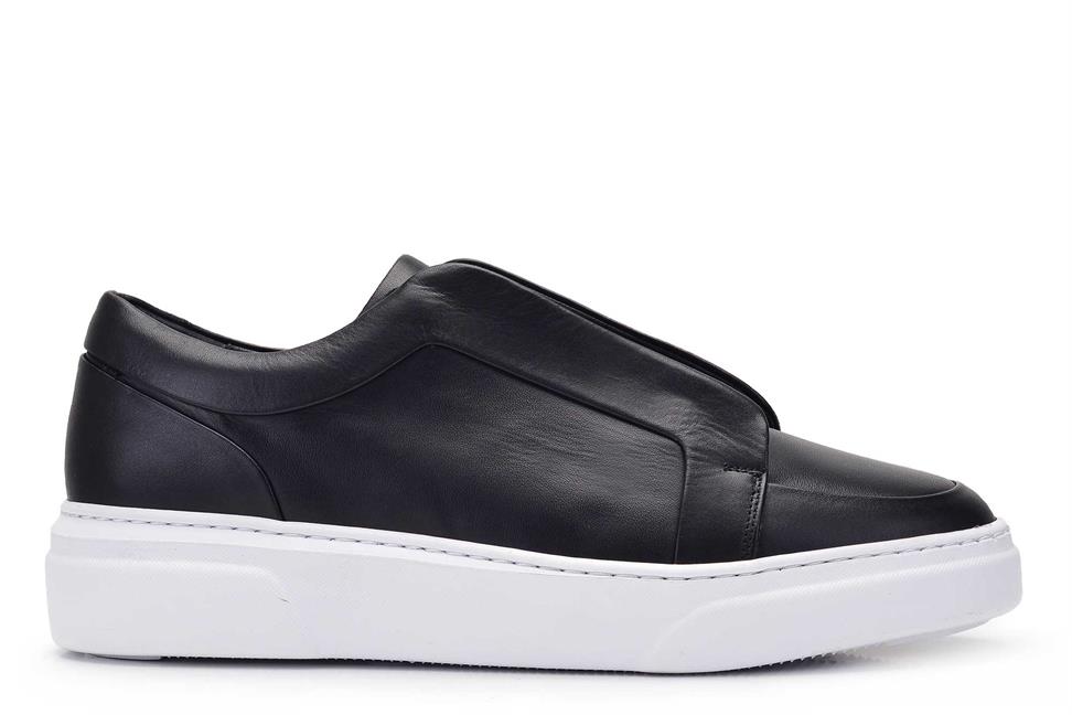 Siyah Bağcıklı Erkek Sneaker Ayakkabı