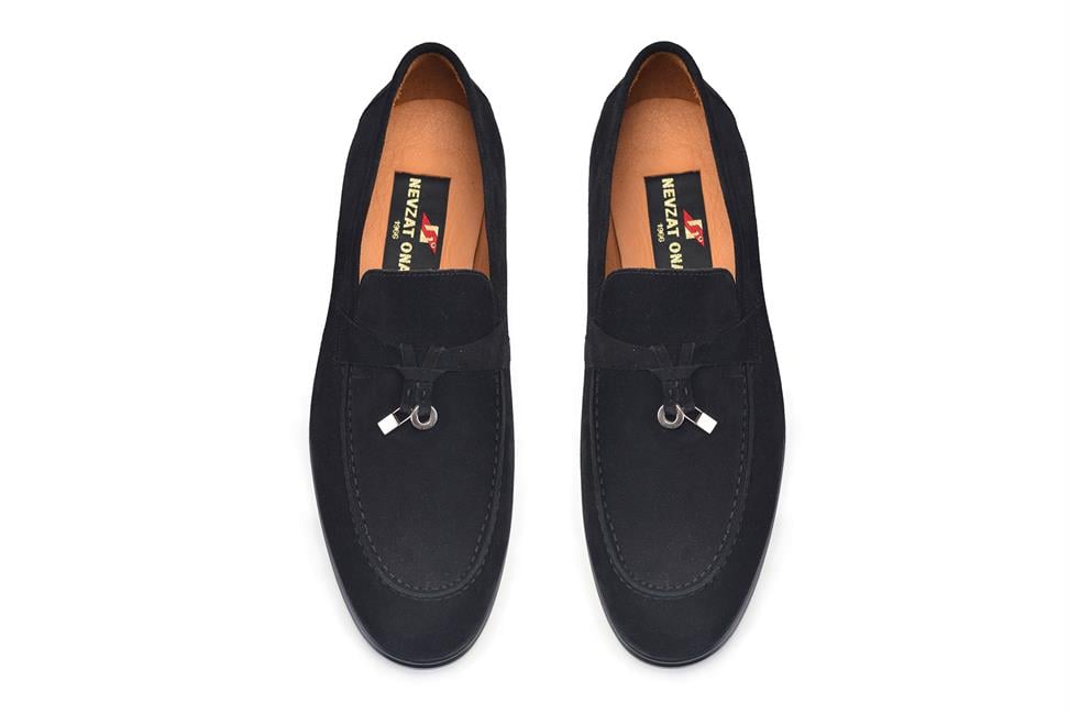 Süet Siyah Yazlık Loafer
