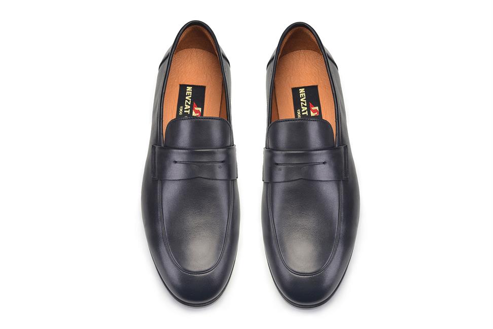 Siyah Loafer Yazlık Erkek Ayakkabı