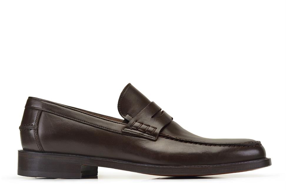 Kahverengi Loafer Kösele Erkek Ayakkabı