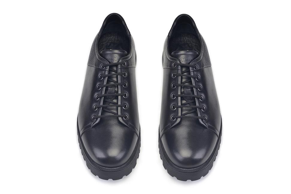 Siyah Bağcıklı Casual Erkek Ayakkabı