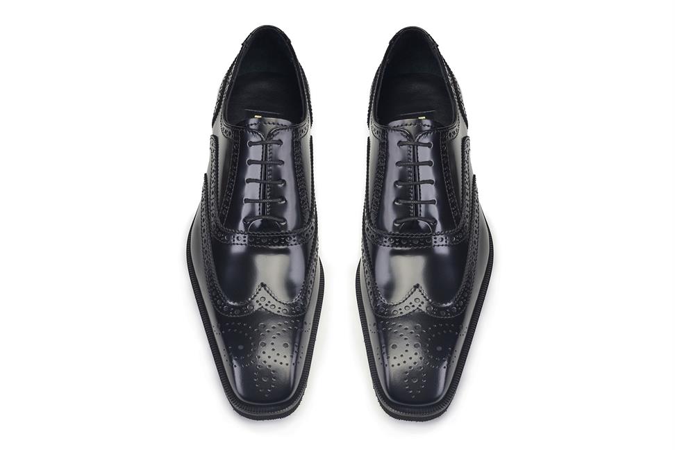 Açma Siyah Oxford Bağcıklı Erkek Ayakkabı