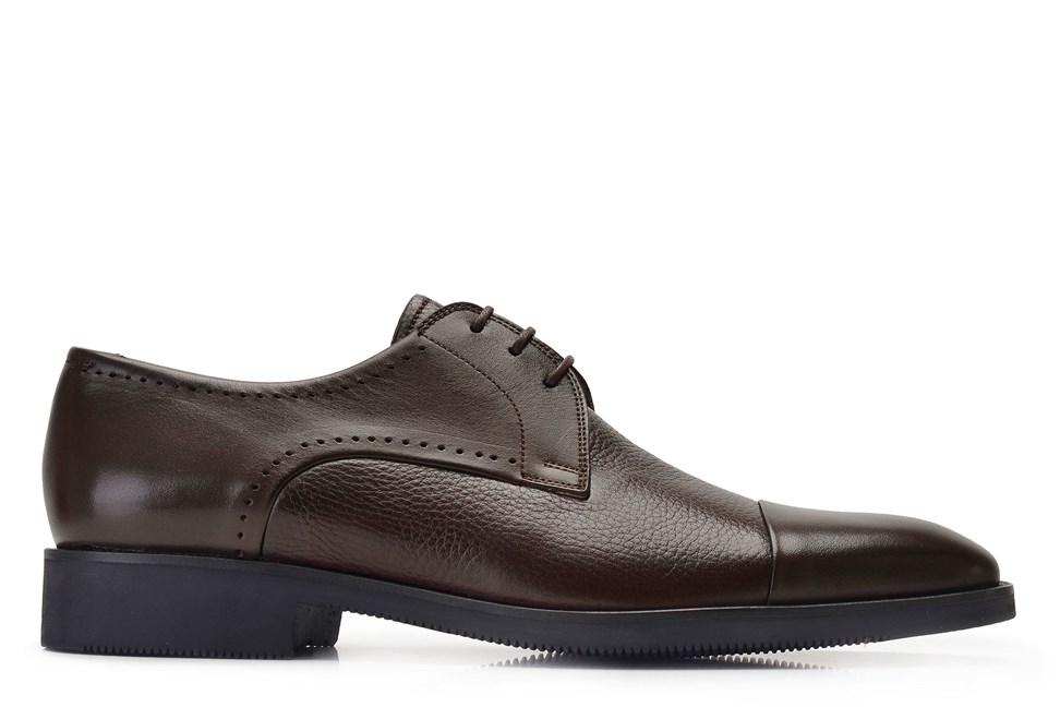 Kahverengi Klasik Bağcıklı Erkek Ayakkabı -8121-