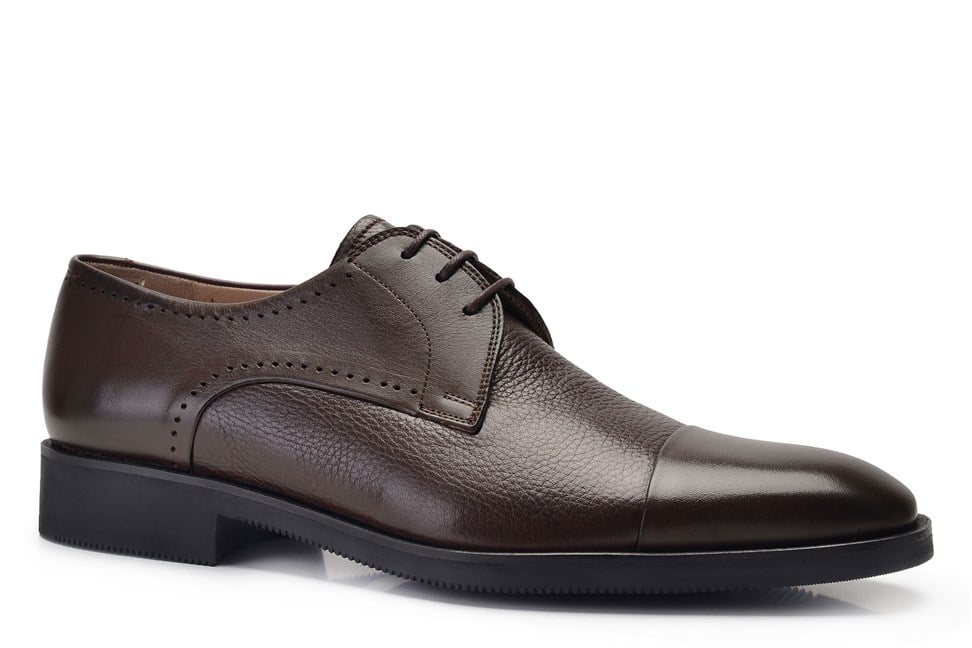 Kahverengi Klasik Bağcıklı Erkek Ayakkabı -8121-