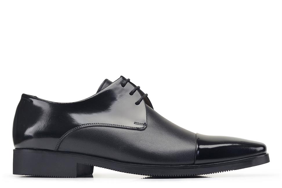 Siyah Bağcıklı Termo Erkek Ayakkabı -60652-