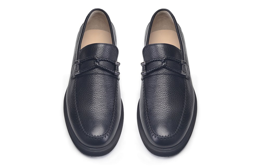 Çapraz Kuşak Detaylı Loafer Erkek Ayakkabı