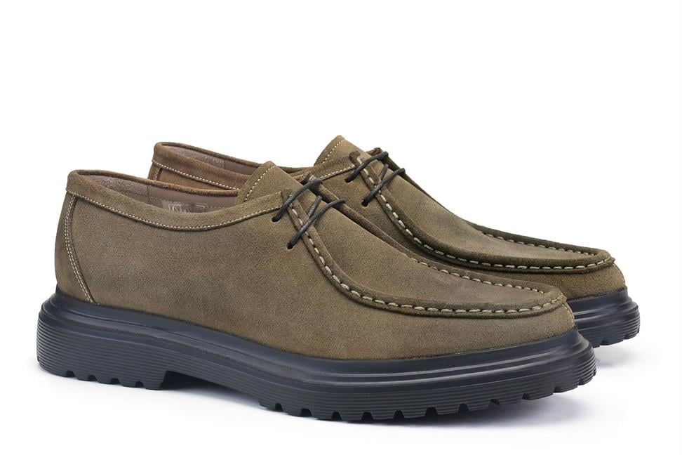 Süet Camel Bağcıklı Erkek Günlük Ayakkabı