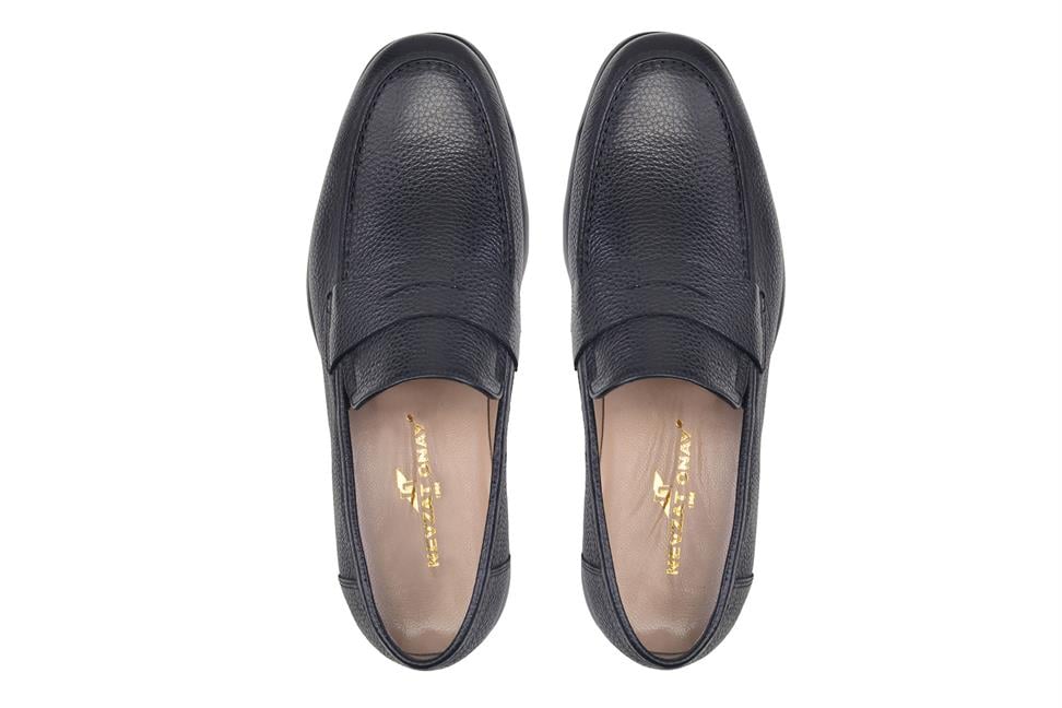 Siyah Bağcıksız Erkek Günlük Ayakkabı