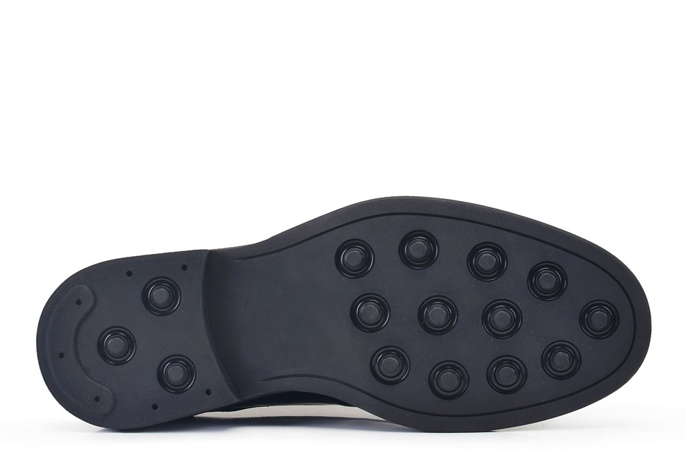 Siyah Bağcıklı Wing Tip Derby Ayakkabı