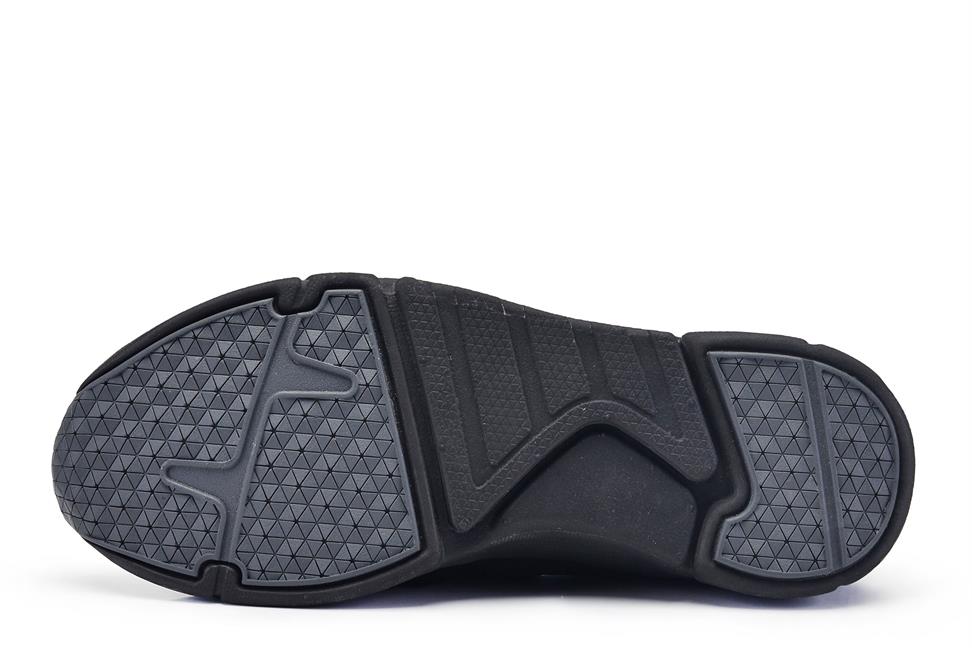 Siyah Bağcıklı Erkek Sneaker Ayakkabı