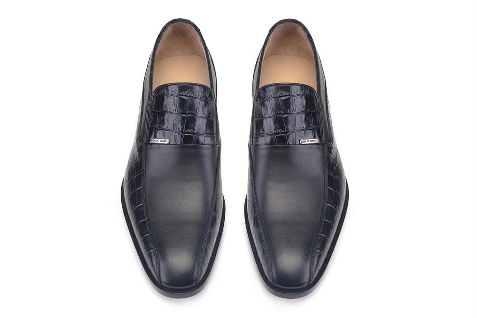 Siyah Bağcıksız Günlük Erkek Ayakkabı