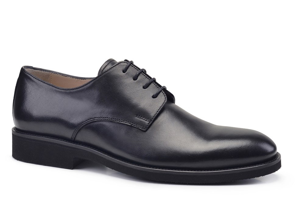 Siyah Bağcıklı Erkek Günlük Ayakkabı