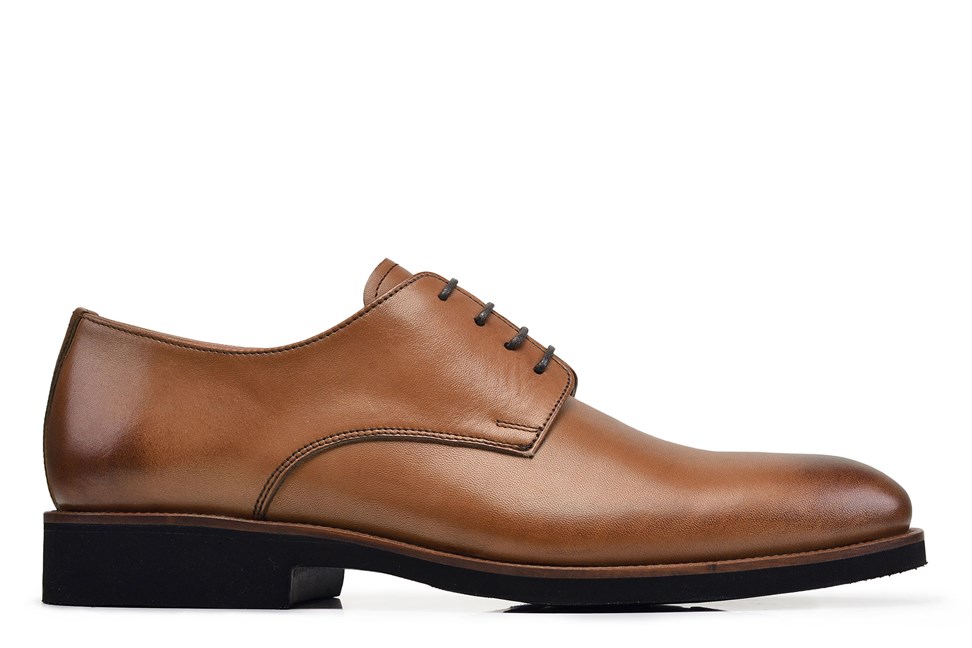 Taba Loafer Bağcıklı Erkek Günlük Ayakkabı