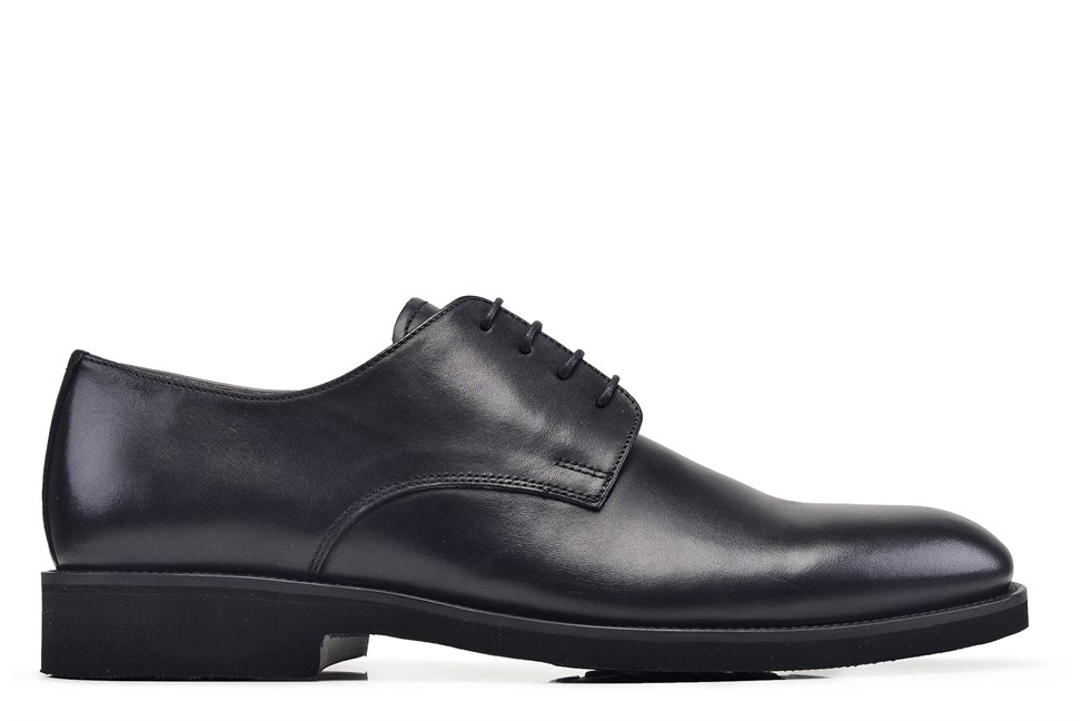 Siyah Bağcıklı Erkek Günlük Ayakkabı