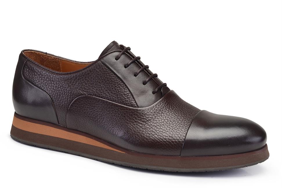 Kahverengi Bağcıklı Erkek Günlük Ayakkabı