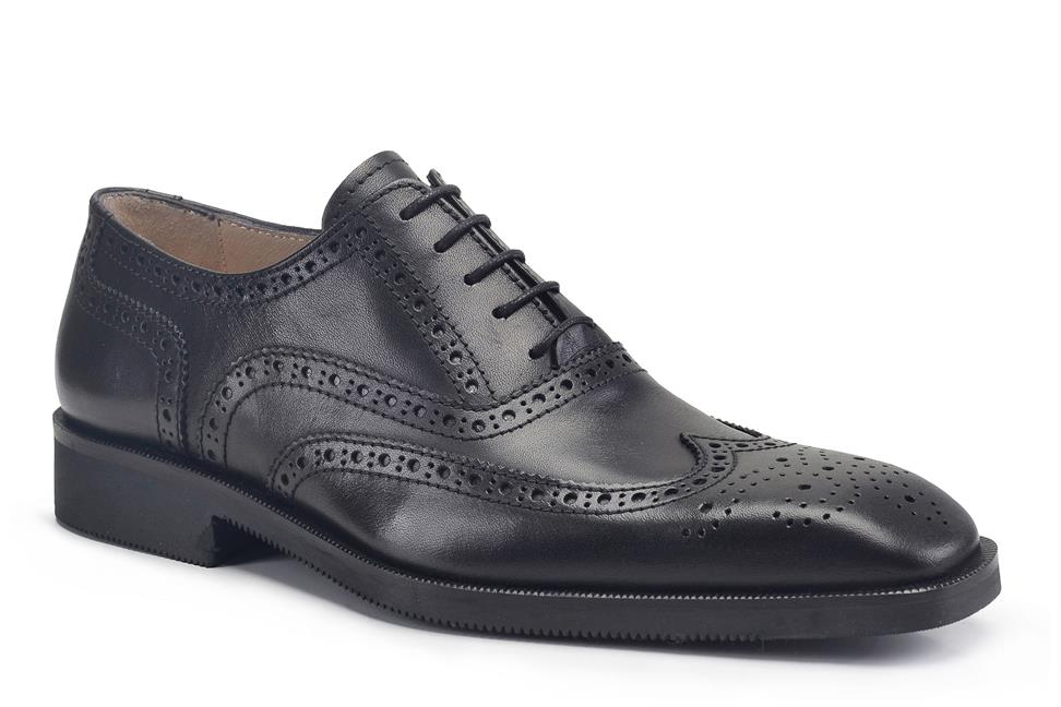 Siyah Klasik Bağcıklı Termo Erkek Ayakkabı -56212-