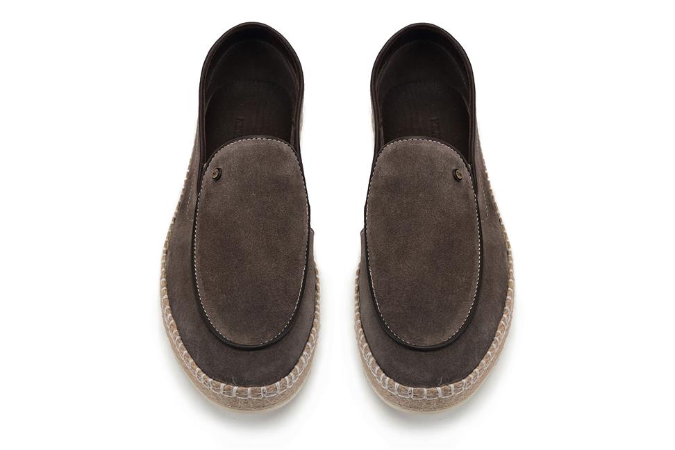 Taupe Bağcıksız Erkek Yazlık Ayakkabı