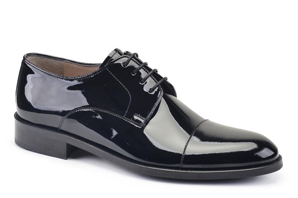 Nevzat Onay Rugan Deri Maskaretli Klasik Derby Ayakkabı - Neolit Tabanlı Zarif Tasarım