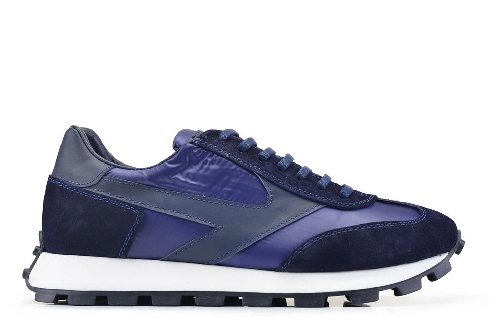 Lacivert Bağcıklı Erkek Sneaker Ayakkabı