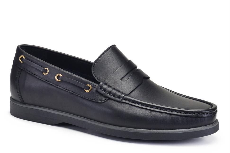 Siyah Yazlık Erkek Loafer Ayakkabı