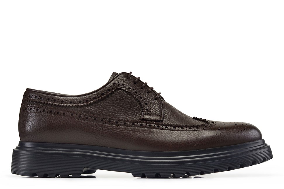 Kahverengi Bağcıklı Erkek Günlük Ayakkabı