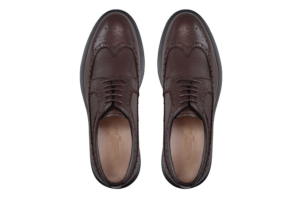 Kahverengi Bağcıklı Erkek Günlük Ayakkabı