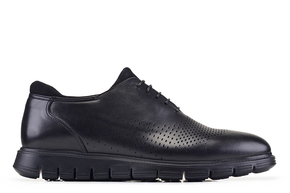 Siyah Bağcıklı Erkek Günlük Ayakkabı