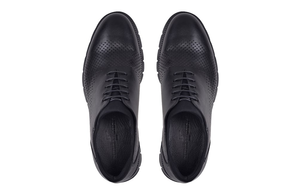 Siyah Bağcıklı Erkek Günlük Ayakkabı