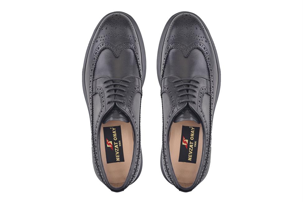 Siyah Bağcıklı Erkek Ayakkabı -74367-