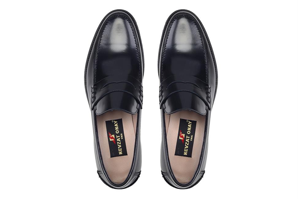 Spaz Siyah Günlük Erkek Loafer Ayakkabı