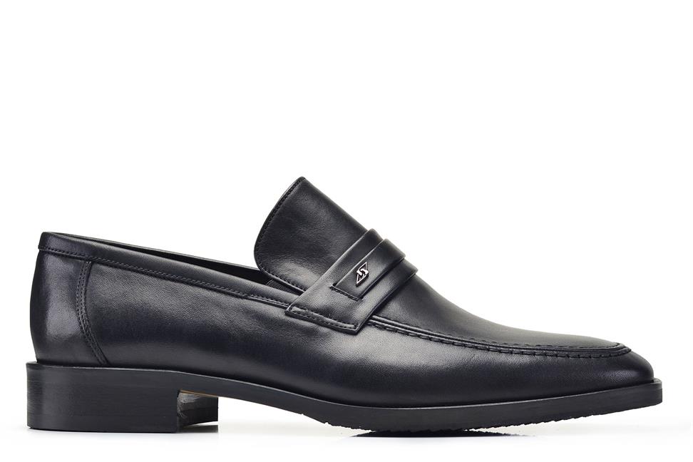 Siyah Bağcıksız Kışlık Ayakkabı -65871-