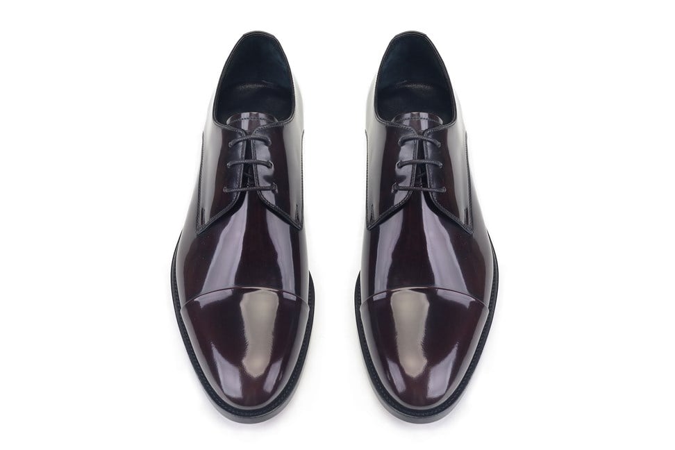 Bordo Açma Klasik Bağcıklı Kösele Erkek Ayakkabı