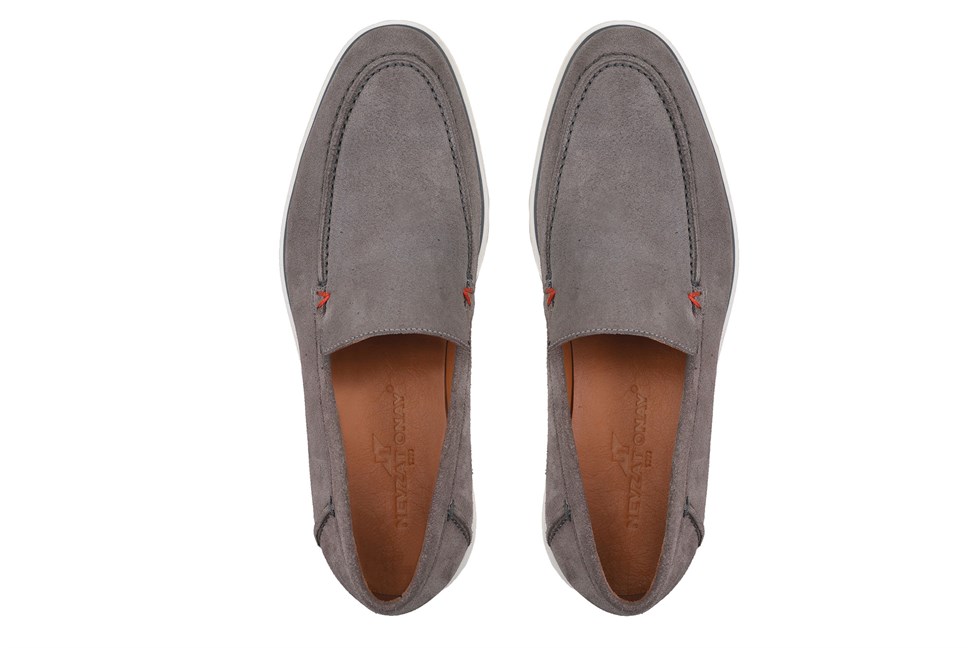 Taupe Bağcıksız Erkek Günlük Ayakkabı