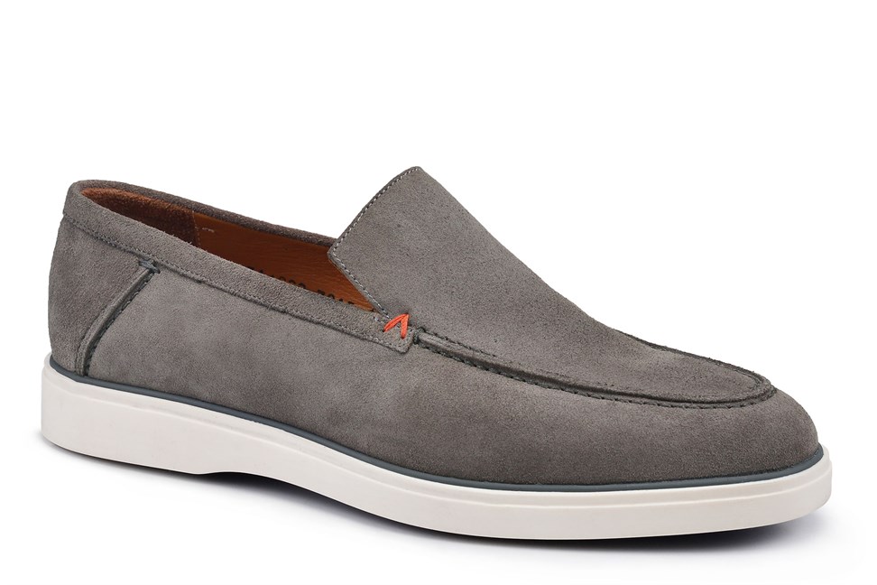 Taupe Bağcıksız Erkek Günlük Ayakkabı