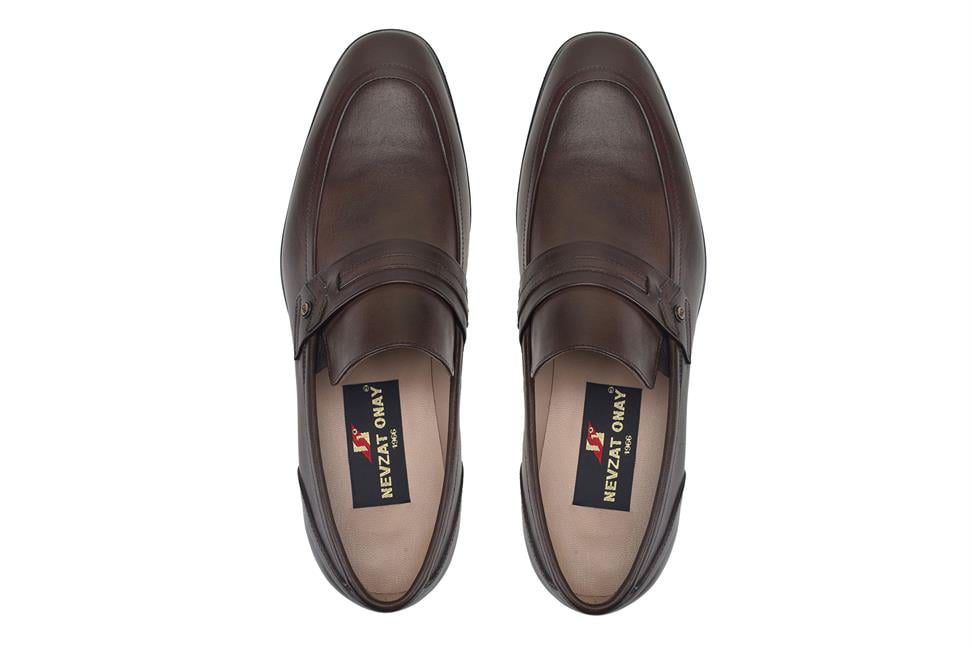 Kahverengi Bağcıksız Günlük Erkek Ayakkabı