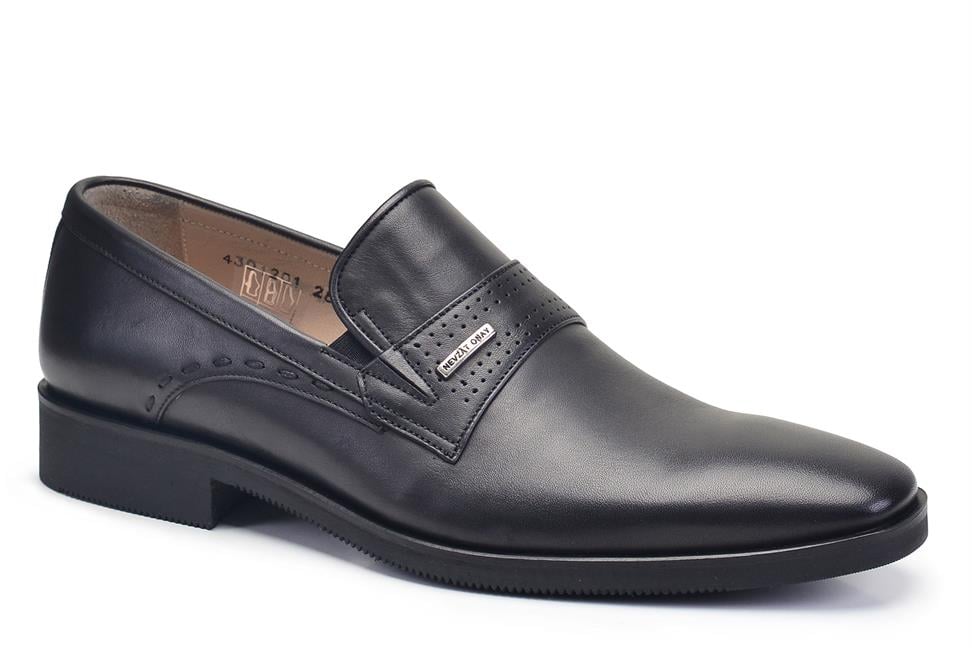 Siyah Bağcıksız Termo Erkek Ayakkabı -28441-