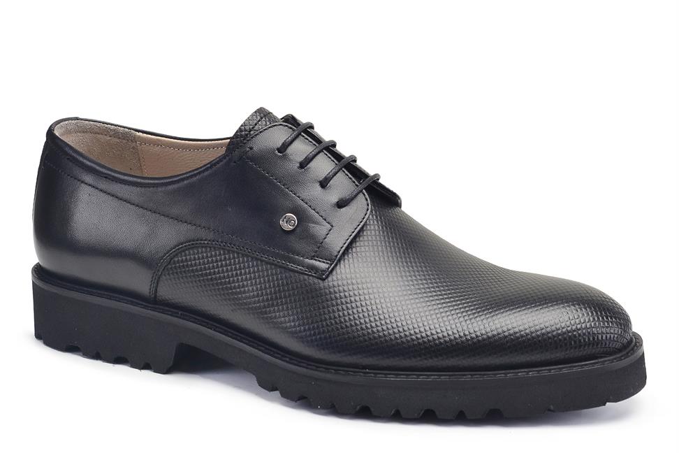 Siyah Bağcıklı Erkek Günlük Ayakkabı