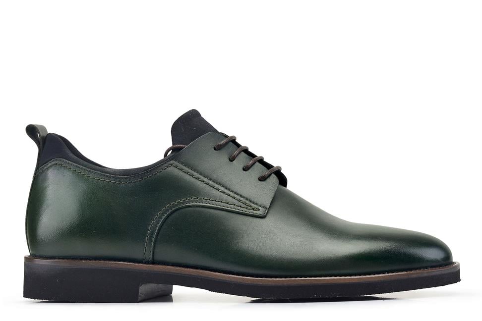 Yeşil Bağcıklı Erkek Günlük Ayakkabı