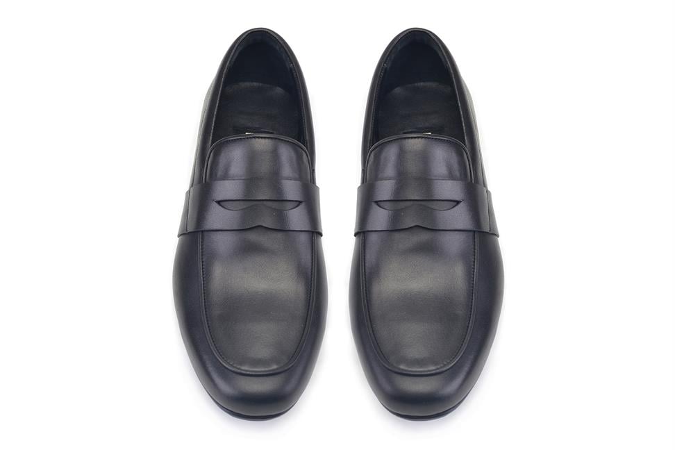 Siyah Bağcıksız Yazlık Erkek Ayakkabı