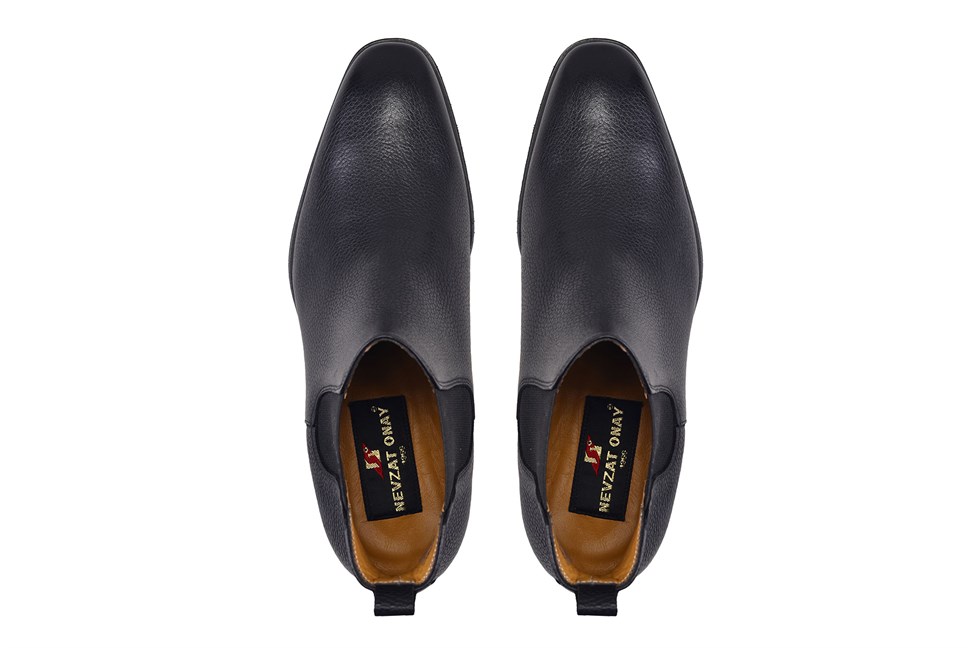 Siyah Klasik Chelsea Erkek Bot