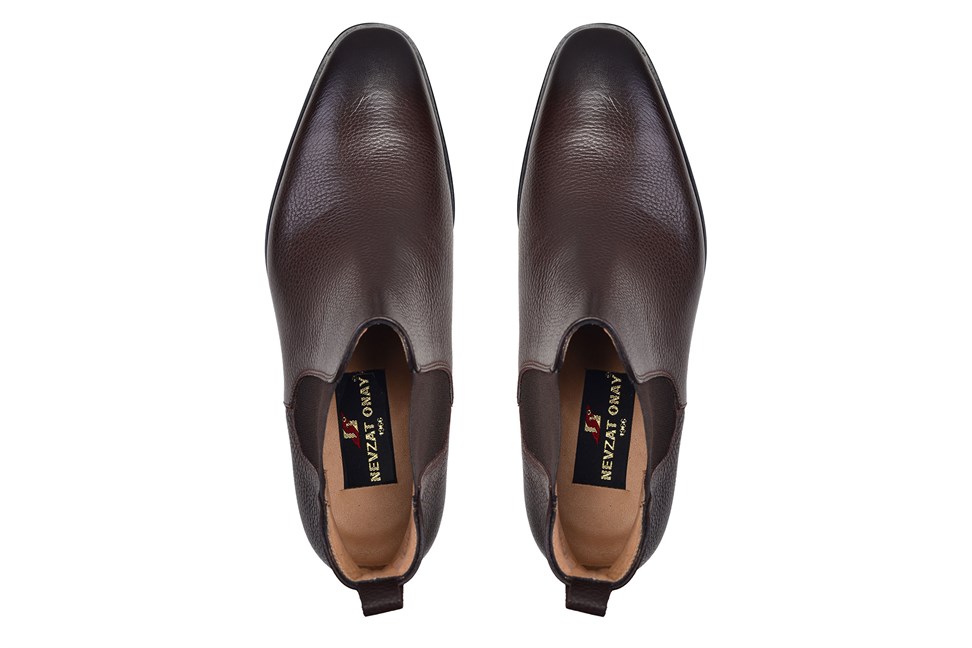 Kahverengi Klasik Chelsea Erkek Bot