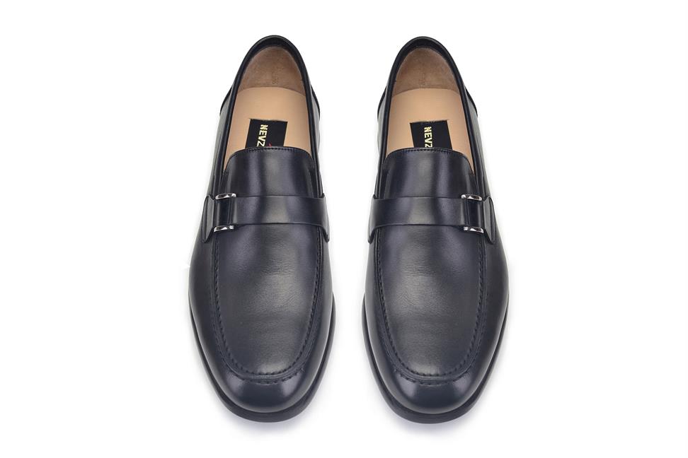 Siyah Bağcıksız Günlük Erkek Ayakkabı