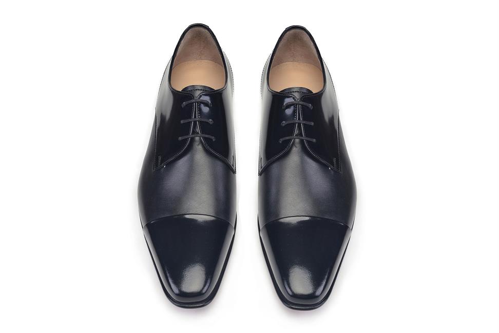 Siyah Bağcıklı Kösele Erkek Ayakkabı