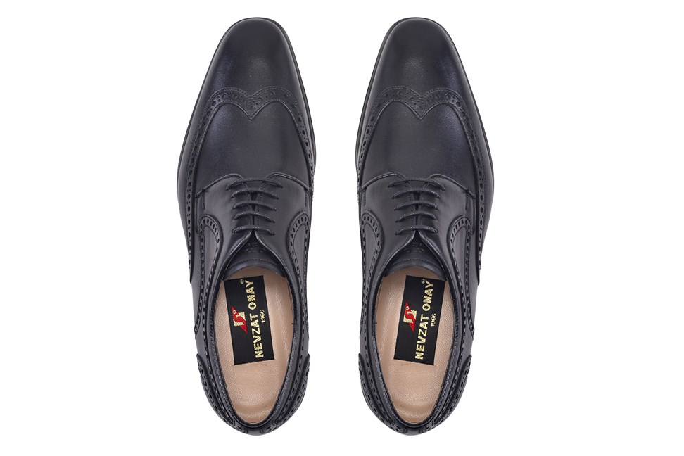 Siyah Bağcıklı Erkek Ayakkabı -12403-