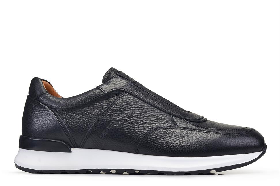 Siyah Bağcıksız Spor Erkek Ayakkabı