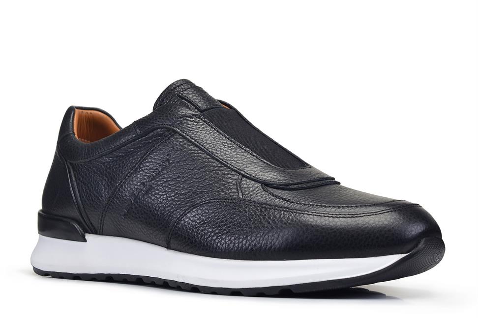 Siyah Bağcıksız Spor Erkek Ayakkabı